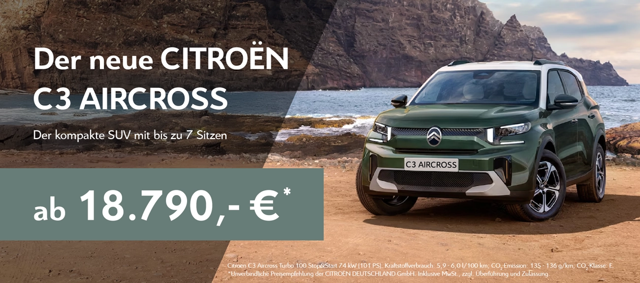 neuer Citroen C3 Aircross