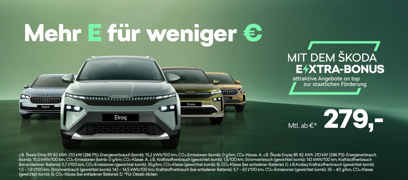 Skoda e Extra Prämie