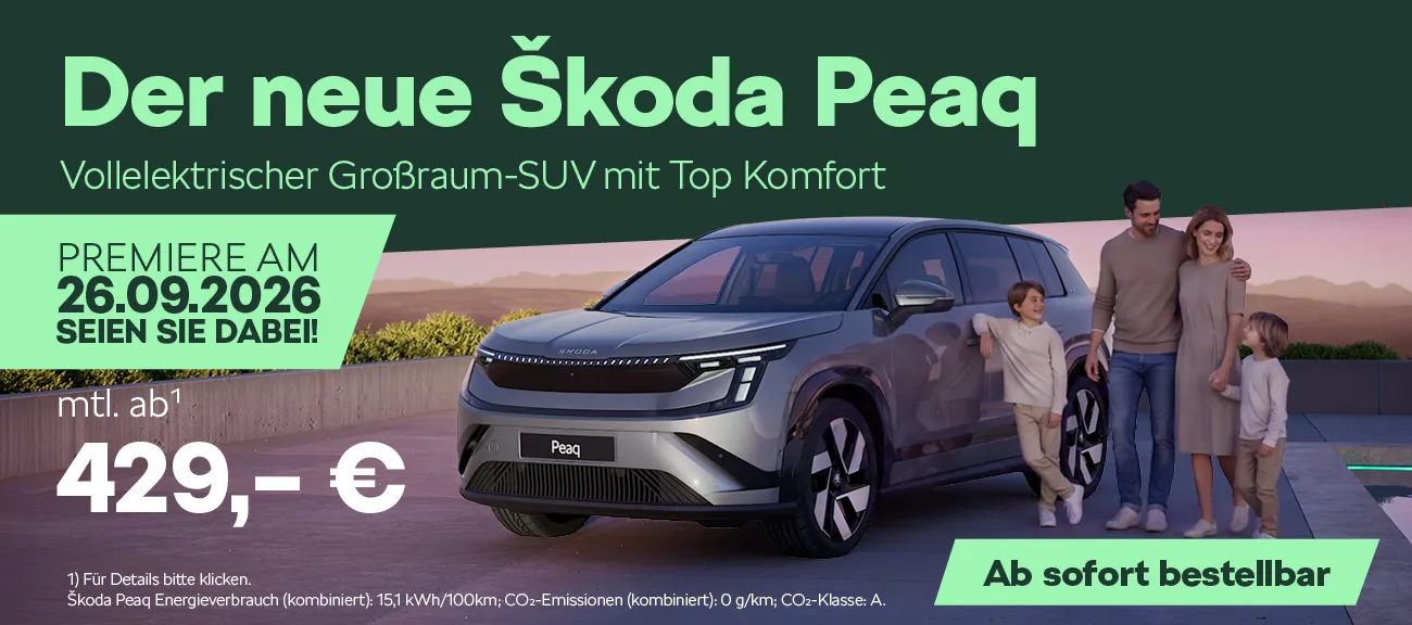 Online neuer Skoda Peaq