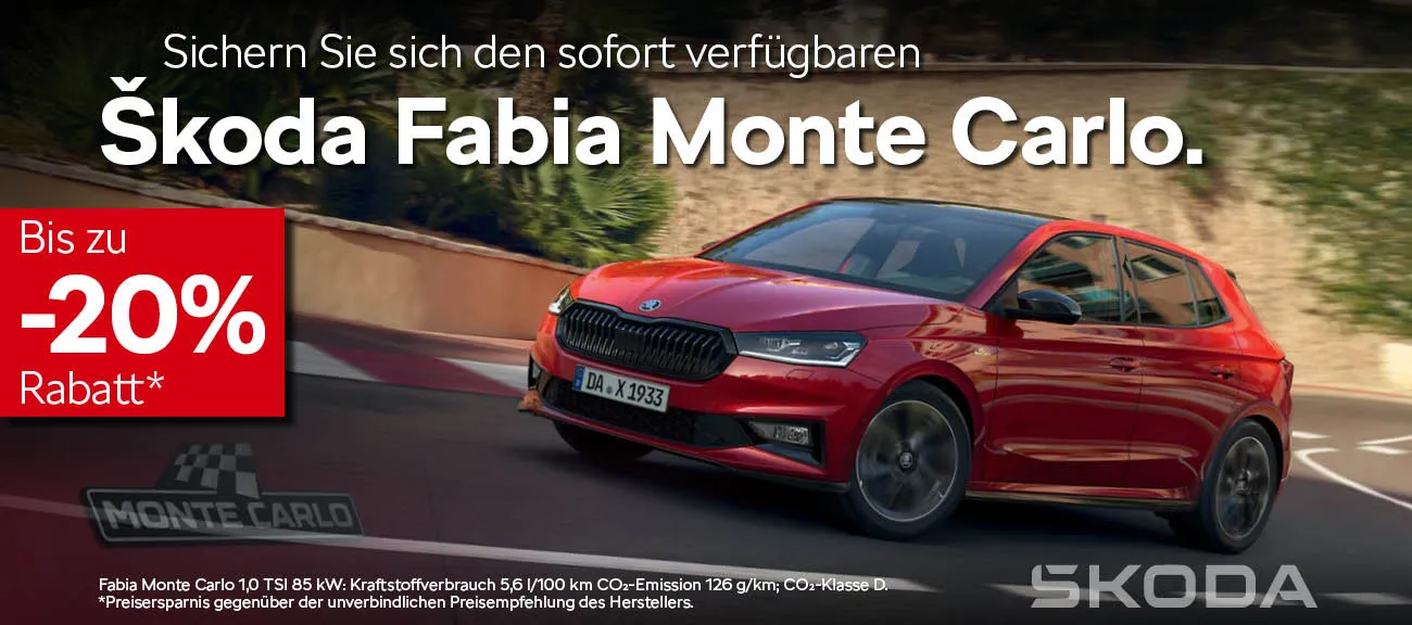 Slider Skoda Fabio Monte Carlo Lager